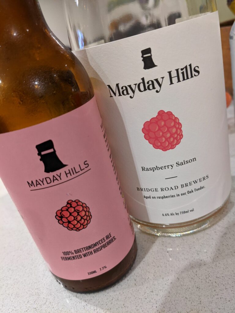 Bridge Road Brewers Mayday Hills Raspberry and Raspberry Saison