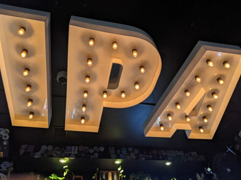 Brewski IPA on roof