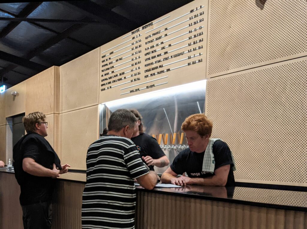 Range Brewing bar