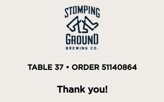 Stomping Ground order screenshot